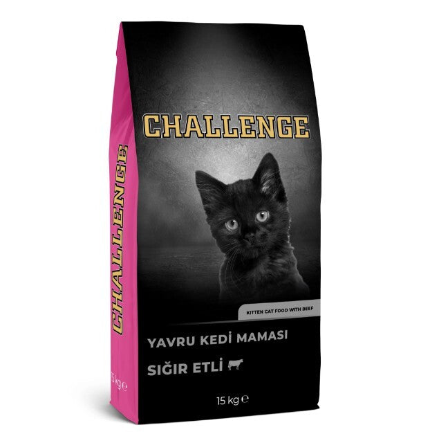 Challenge Sığır Etli Yavru Kedi Maması 15 KG | SRC: Barcode: 8690286595646